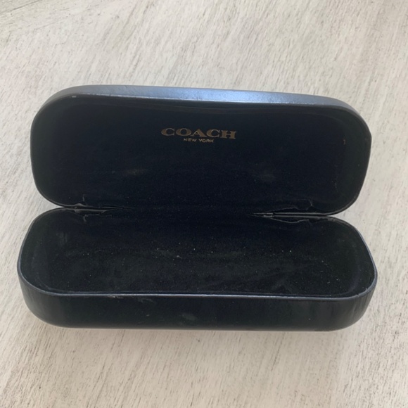 Coach Black/Gold Aviator Sunglasses - Picture 4 of 7